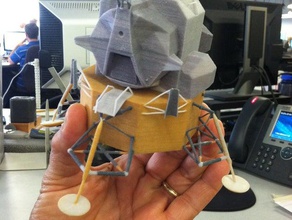 lunar lander della nasa i veicoli apollo luna spazio navicella astronave 3d print model - Mito3D