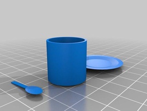 mi personalizados cspcup cuchara de plata cocina comedor 3d print model - Mito3D