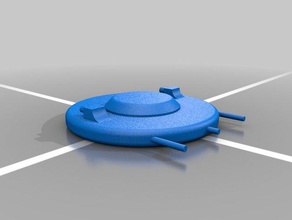 ufo oyuncaklar oyunlar gemi alanı uzay gemisi 3d print model - Mito3D