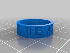effettivo cazzo anello anelli personalizzato 3d print model - Mito3D