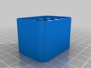 meine kundenspezifische Akku-Fall 4: 3 Container 3d print model - Mito3D