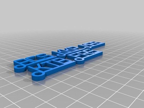 key chains batch 2 keychains customized 3d print model - Mito3D