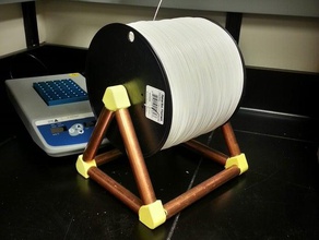 detentor de grandes bobinas por exemplo, 10 libras pla 3d a impressora acessórios 3d print model - Mito3D