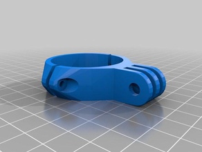 38mm roll bar clamp camera customized 3d print model - Mito3D