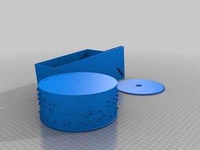 sherlock tema de caixa música mecânico brinquedos personalizado 3d print model - Mito3D