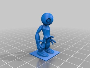 Roboter Modell 3d print model - Mito3D
