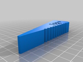 127 cuneo mano strumenti personalizzato 3d print model - Mito3D