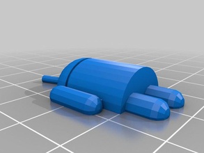 android-topper stubby mini-ring-a-Ding Ringe android-ring austauschbar ring 3d print model - Mito3D