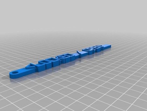 rv-Tür-Sperre-Schild - Organisation angepasst 3d print model - Mito3D