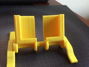 5s iphone video stand folding mobile 3d print model - Mito3D