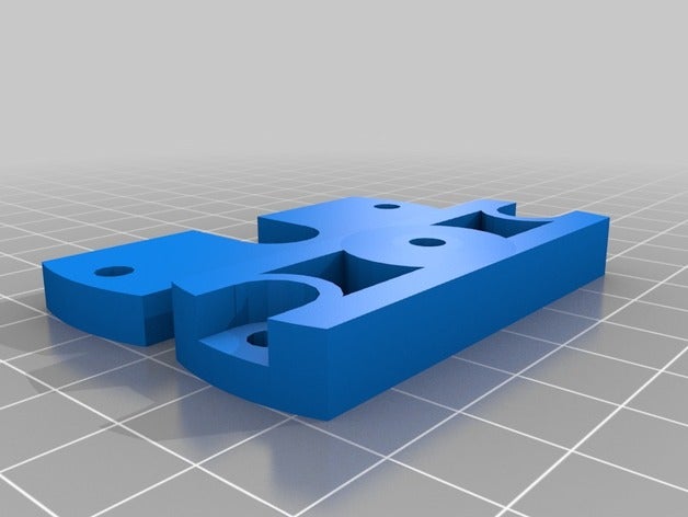 e3d mount rostock'ta yazıcı parçalar özelleştirilmiş 3D print model - Mito3D