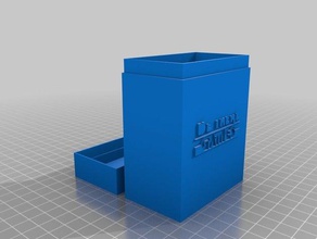 dort mtg deck box Spiele angepasst 3d print model - Mito3D