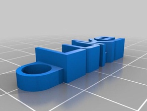 lukes keychain organization customized 3d print model - Mito3D