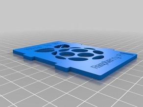 my customized top cover case raspberry pi electronics 3d print model - Mito3D