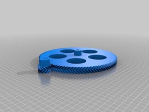 my customized parametric herringbone gear set stepper extruders fine detail 3d printer 3d print model - Mito3D