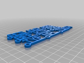 batch 2 Schlüsselanhänger angepasst 3d print model - Mito3D