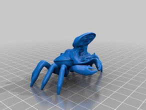 caranguejo hippomixed animais 3d print model - Mito3D