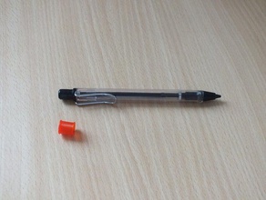 un crayon mécanique, cap le remplacement pièces 3d print model - Mito3D