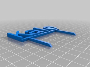 kalesign işaretler logoları özelleştirilmiş 3d print model - Mito3D