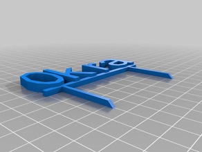 okrasign işaretler logoları özelleştirilmiş 3d print model - Mito3D