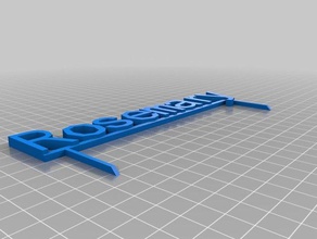 rosemarysign işaretler logoları özelleştirilmiş 3d print model - Mito3D