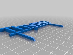 thymesign sinais logotipos personalizado 3d print model - Mito3D