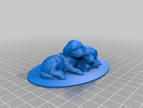köpek battaniye ar 3d baskı 3d print model - Mito3D