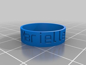 presente anelli personalizzato 3d print model - Mito3D