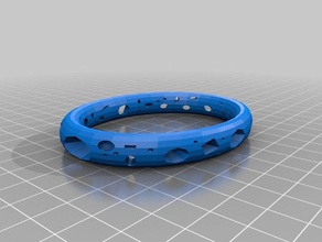 pulseira pulseiras perfurado 3d print model - Mito3D