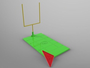 table top football games tabletop 3d print model - Mito3D