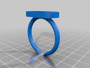 willis anillo los anillos personalizado 3d print model - Mito3D