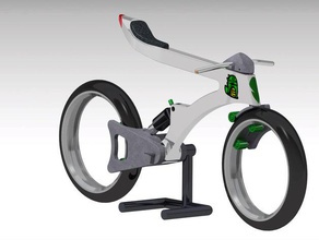 2040 timsahın-bisiklet araç gelecek moto 3d print model - Mito3D