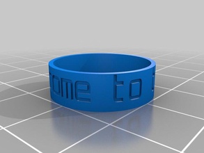 meu anel personalizado anéis 3d print model - Mito3D