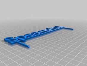 spearmintsign sinais logotipos personalizado 3d print model - Mito3D