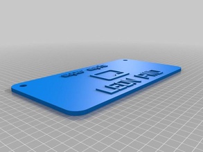 il mio personalizzato spia di accesso card i segni loghi 3d print model - Mito3D