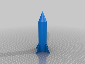 Luft-Rakete - Spielzeug Spiel Zubehör angepasst 3d print model - Mito3D