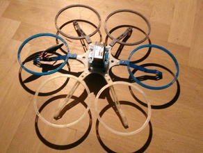 hexacopter rc vehicles 3d drone flying fpv multirotor pla 3d print model - Mito3D