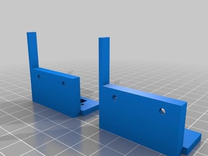 9g servo arm dual-servo montiert in der Robotik sketchup 3d print model - Mito3D
