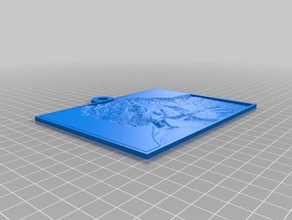 soni glam 2d art customized 3d print model - Mito3D