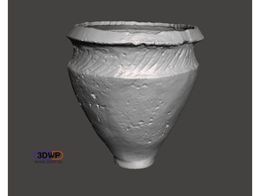 canwick Bronzezeit Keramik-Urne 3d-scan durchsucht Replikate lincoln meshmixer museum oliver laric Skulptur vase 3d print model - Mito3D
