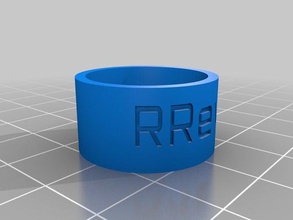 rrevoring anéis personalizado 3d print model - Mito3D