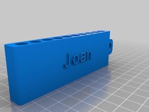 joan golf tee carrier sport outdoors customized 3d print model - Mito3D