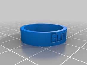 gummy anéis personalizado 3d print model - Mito3D