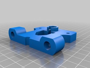 prusa bowden mount 3d printer parts extruder 3d print model - Mito3D