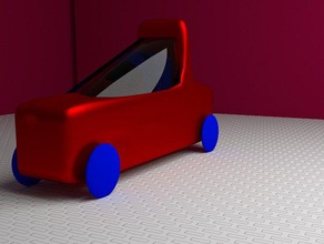 cartooney Rennwagen Fahrzeuge blender cool Schreibtisch detaillierte gemacht ornament 3d print model - Mito3D