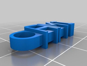 ami keychain organization customized 3d print model - Mito3D