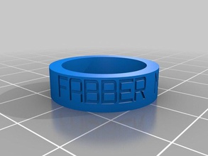 fabber madrid anneau les anneaux personnalisé 3d print model - Mito3D