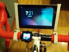 bike trainer tablet holder sport outdoors bicycle 3d print model - Mito3D