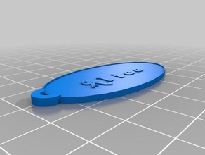 alice keychain keychains customized 3d print model - Mito3D