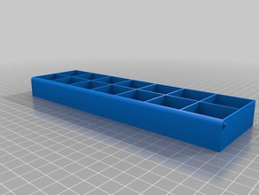 maßgeschneiderte pillbox Container 3d print model - Mito3D